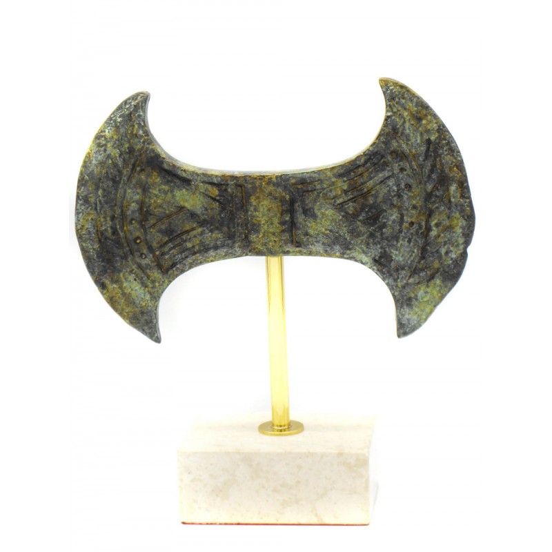 Double Helix (DOUBLE AXE) RELIGIOUS MINOAN SYMBOL Handmade by Brass - knossos shop