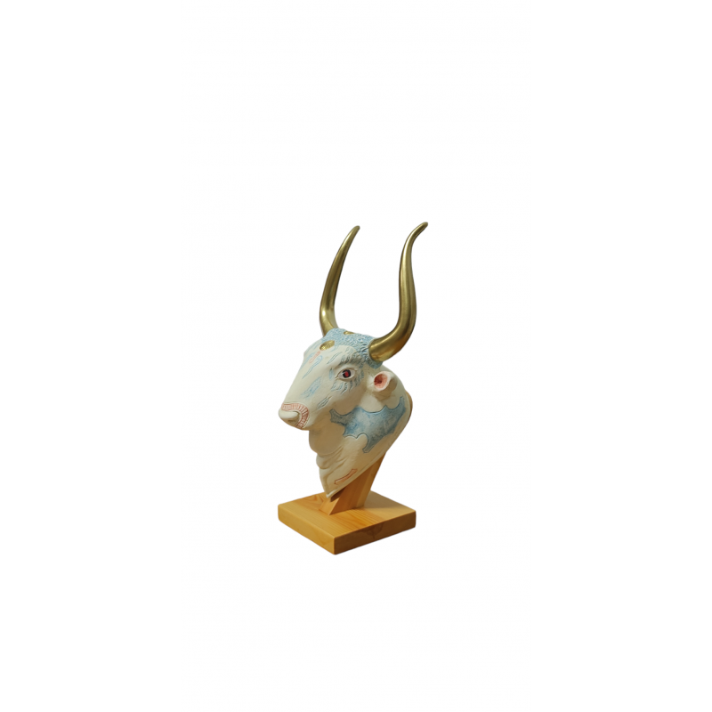 Bull's Bust on wooden base, Home Gift Idea

Dimensions

Height 26 cm (with the base)

Width 12 cm

680 gr