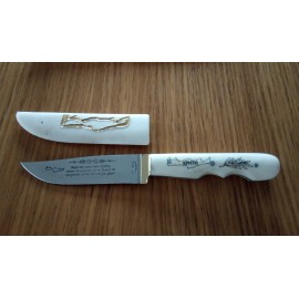 Cretan Knife wιth Βone handle Klinis - knossos shop