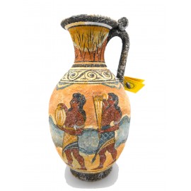 Grrek Pottery Minoan Ritual Vase Dolphin and  The Tillers - knossos shop